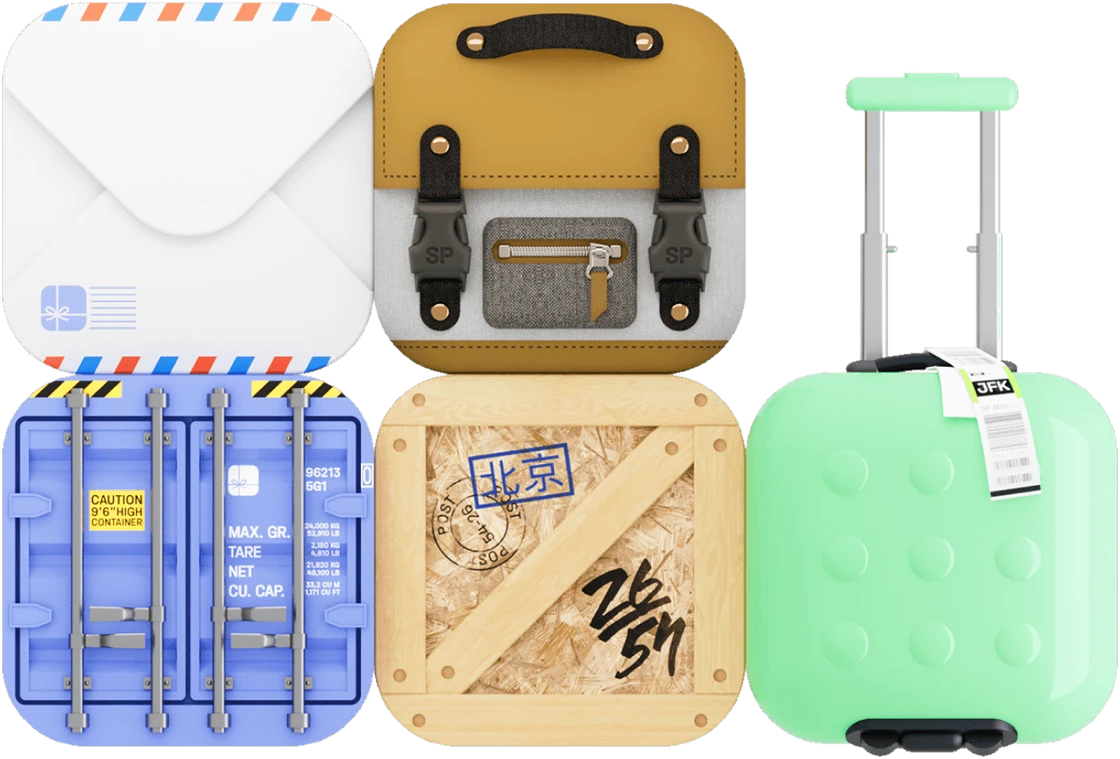 Parcels and luggage that can be sent with Selfpost